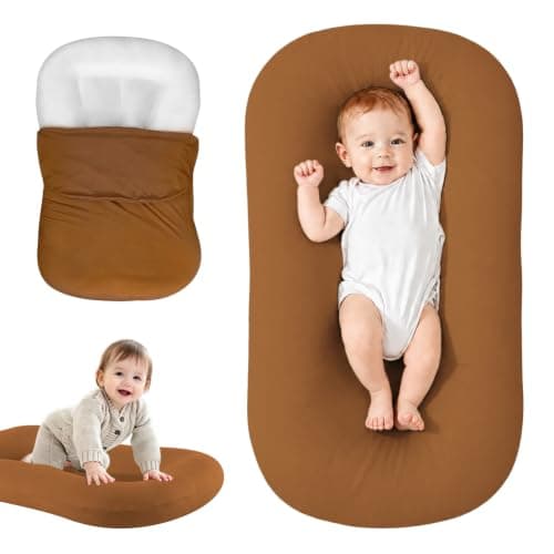 Saanerueen Infant Support Cushion for Newborn, Portable Tummy Time Mat