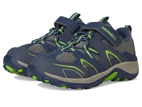 Merrell Boy's Trail Chaser JR Shoe, navy/green, 050 Medium US Toddler