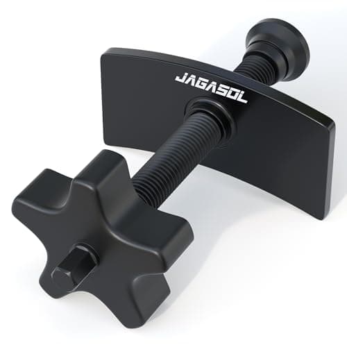 JAGASOL Heavy Duty Brake Pad Spreader, Disc Brake Pad Tool, Universal Brake Caliper Compression Tool, Caliper Piston Compressor Tool with Swivel Joint, Solid Steel for Cars and Light Trucks