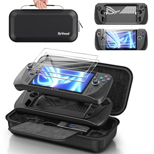 SyVend Carrying Case 3 in 1 Kit for 2024 ROG Ally X (Not for Xbox)