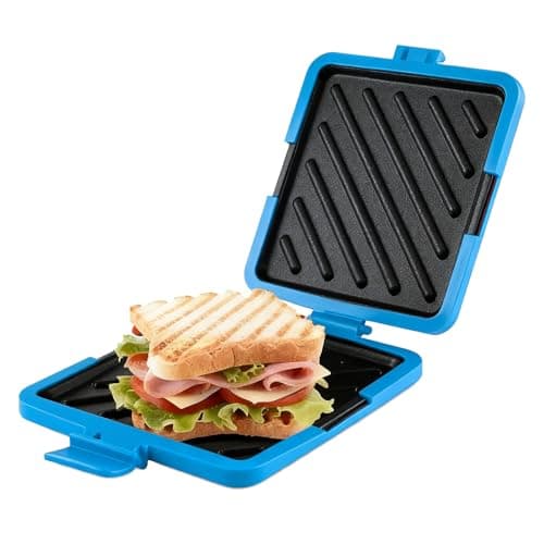 ZGFYSR Silicone Connected Microwave Baking Tray, Food Grade Non-Stick Heat Resistant Baking Pan, Reusable Microwave & Dishwasher Safe Kitchen Baking Mat(Blue)