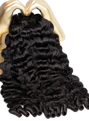 MLIP Burmese Curly Bundles Human Hair, 100% Raw Virgin Hair