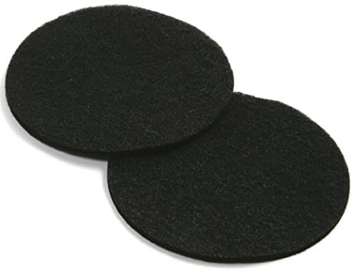 Norpro Replacement Filters for Ceramic Compost Keeper, 2 pieces ,Black
