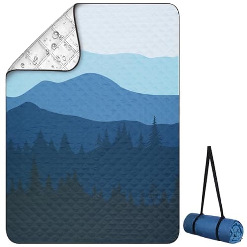 ICOSY Picnic Blankets Beach Blanket, Waterproof Outdoor Blanket Sandproof Picnic Camping Mat Camping Essentials 78" x 59"