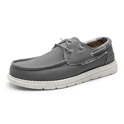 Bruno Marc Men's Slip-on Loafers Casual Boat Shoes,Size 7,Dark Grey,SBLS223M