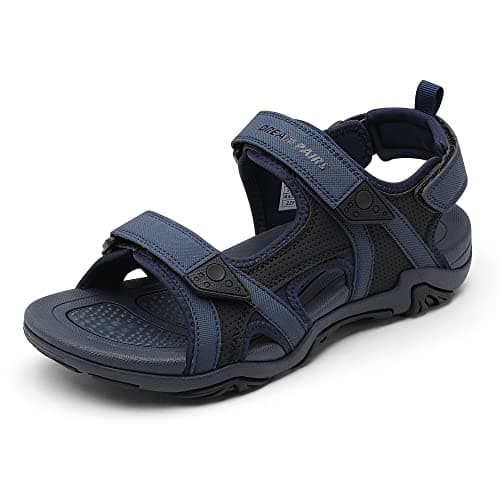 DREAM PAIRS Men's Sandals Hiking Water Beach Sport Outdoor Athletic Arch Support Summer Sandals,Size 7,Navy,SDSA228M