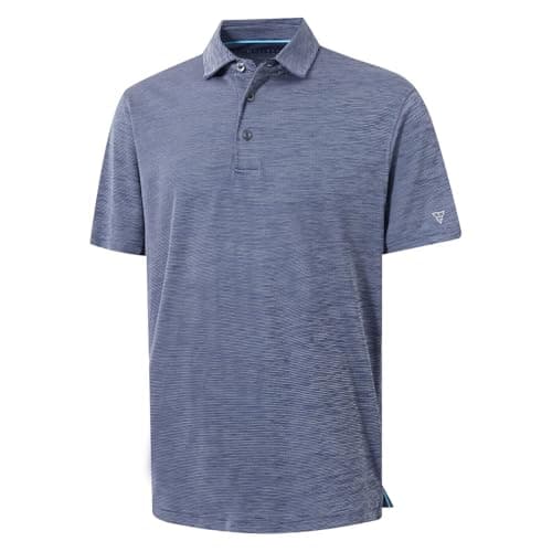 M MAELREG Golf Shirts for Men Soft & Lightweigh Short Sleeve Performance Polo Quick Dry Athletic Shirts for Men