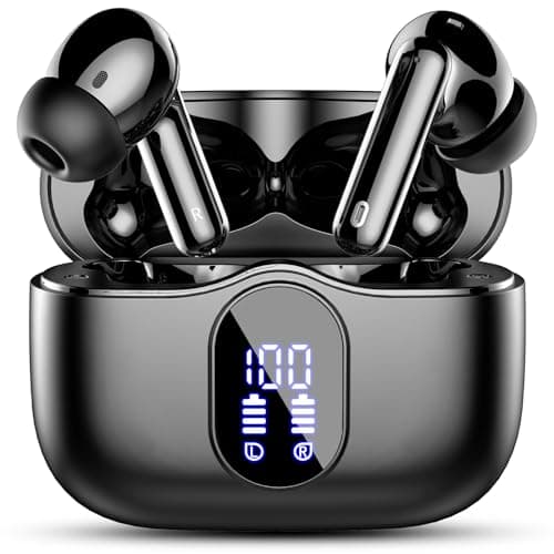 Wireless Earbuds, Bluetooth 5.4 Headphones Bass Stereo Bluetooth Earbuds