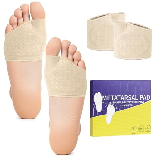 2 PCS Metatarsal Pads for Women and Men - Ball of Foot Pain Relief Cushion with Gel Pad,Foot Pads for Morton's Neuroma & Metatarsalgia Support