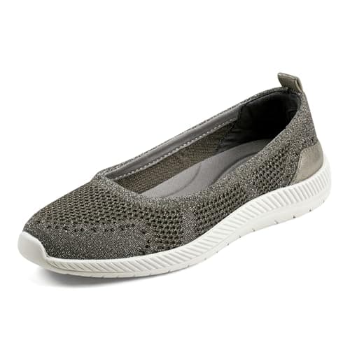 Easy Spirit Glitz Women's Slip On, 7.5 B(M) US, Dark Grey-Multi