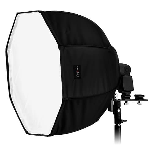 Fotodiox EZ-Pro Flash Softbox K50 20" (50 cm) Octagon for Nikon, Canon, Vivitar, Sunpack, Nissin Flash & more