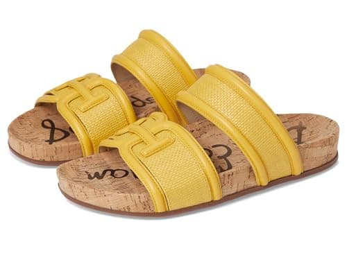 Sam Edelman Women's Rowan Slide Sandal, Sunflower, 8.5