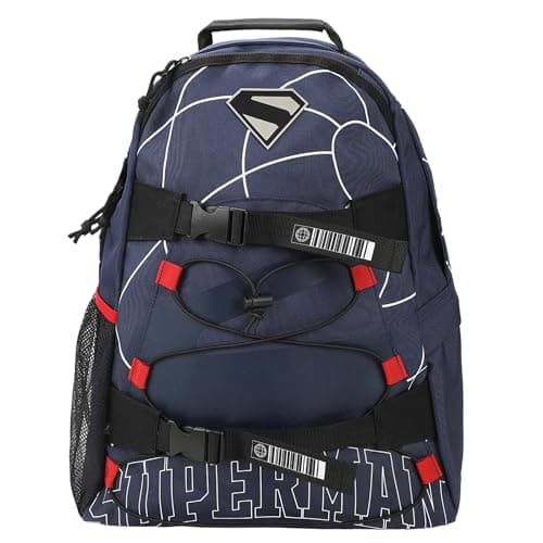 Bioworld Superman Web Logo 17.5" Blue Backpack
