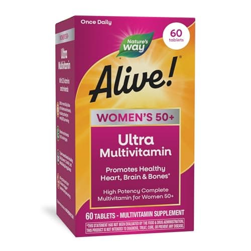Nature's Way Alive! Women's 50 Plus Ultra Potency Multivitamin, 60 ct