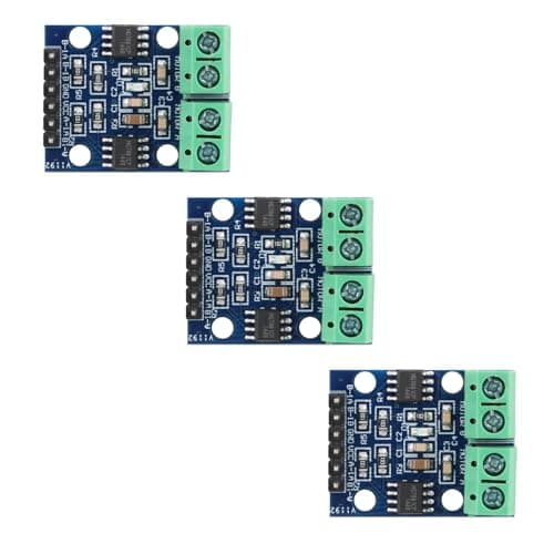 MusRock 3pcs HG7881 Dual Channel DC Motor Driver Board with 2-Channel Stepper Motor Module