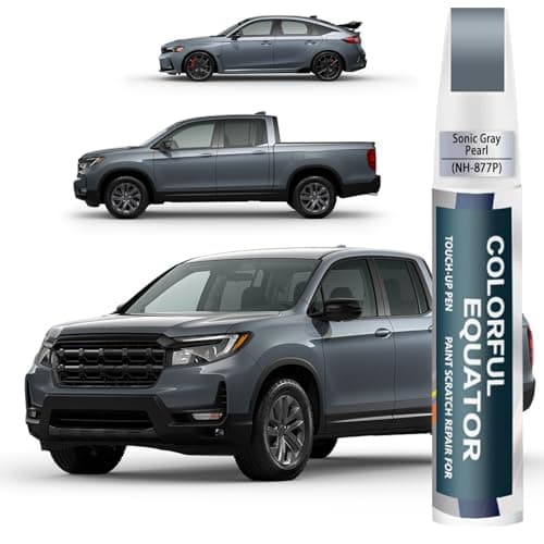 Sonic Gray Pearl(NH-877P/138P) Touch Up Paint Compatible with Honda, Car Paint Pen Scratch Repair Two-In-One Touch Up Paint, Premium Car Scratch Remover for Deep Scratches