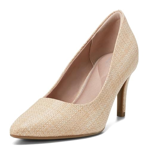 Rockport Women's Juliet, Light Natural Raffia, 8.5 Medium