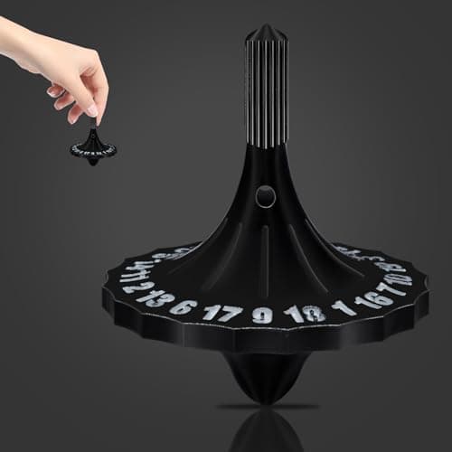 CZYY D20 Spinning Top Dice, EDC Fidget Desk Toy for Tabletop RPG Gamer