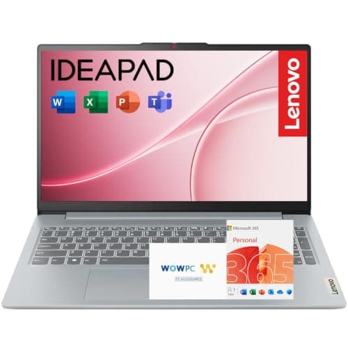 Lenovo IdeaPad Slim 3i • 15.6" FHD Laptop with Microsoft Office 365 • Intel N100 • 128GB SSD • Windows 11