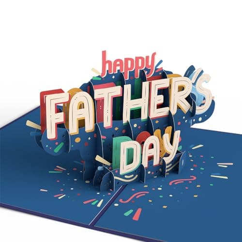 Lovepop Wishing You A Every Happy Father's Day Classic 3D Pop Up Greeting Card, 5 X 7, Card For Dad