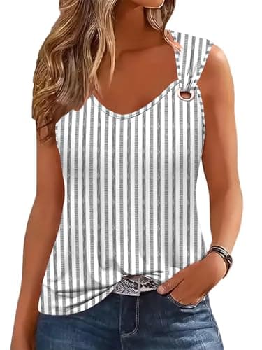 Womens Tank Tops 2026 Casual Summer Spring Cute Lace Sleeveless T Shirts