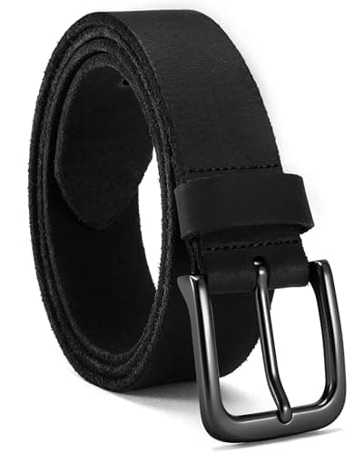 CHAOREN Full Grain Leather Belt for Men, Work Belts for Men Heavy Duty, Daily Wear for Jeans Pants