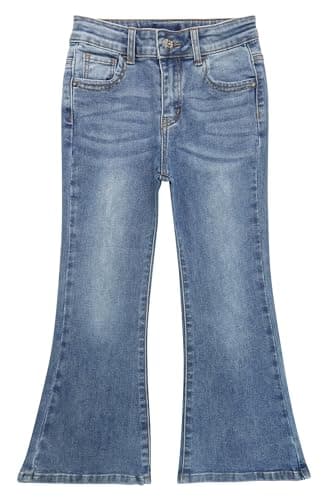 KIDSCOOL Girls Flare Jeans 18M-14T Bell Bottom Elastic Waist Denim Pants