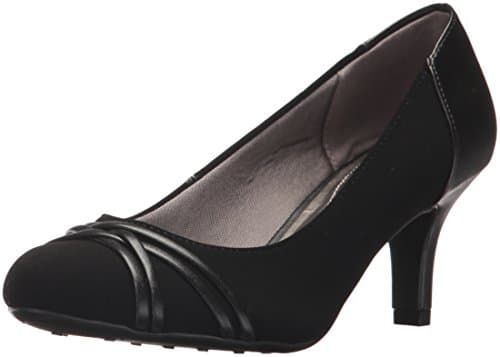 LifeStride Women's Pascal Dress Pump, Black, 6.5 W US