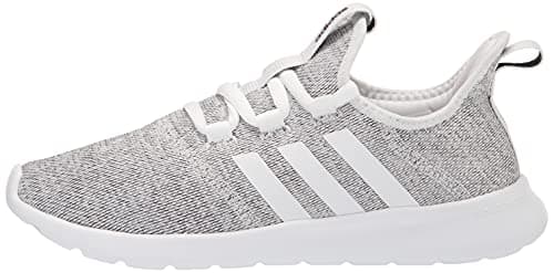 adidas Women's Cloudfoam Pure 2.0 Running Shoe, White/White/Black, 5.5