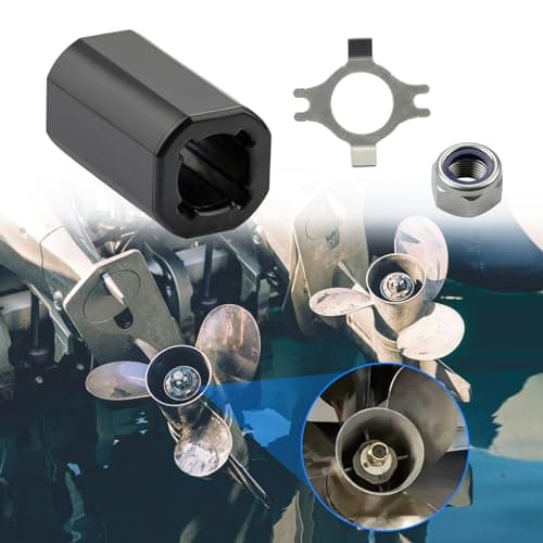 835257Q1 Flo-Torq II Hub Kit, Replacement Fit for Mercruiser Alpha, Mercury 135-300 HP, Bravo One, Mariner 40-60 HP CT, Alpha One Drives, Quicksilver Flo-Torq II Hub Kit 3(Below 400 HP) (3)