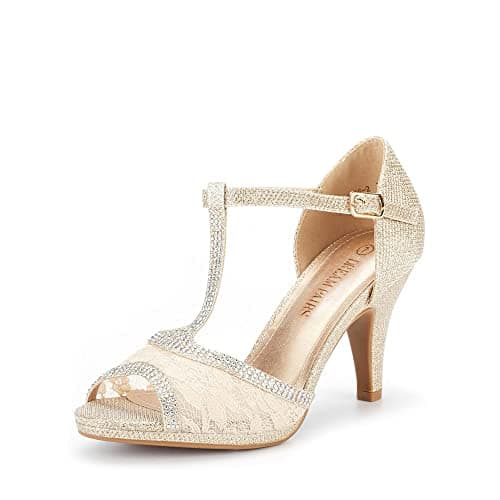 DREAM PAIRS Women's Stilettos Open Toe Pump Fashion Kitten Heel Sandals,Size 6.5,Gold,AMORE_2