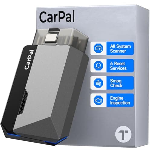 TOPDON Carpal-US OBD2 Code Reader Bluetooth, All System OBD2 Scanner for iOS & Android, Vehicle Health Check, 6 Maintenance Services, Smog Check, Repair Guide, 1 Year Free Update