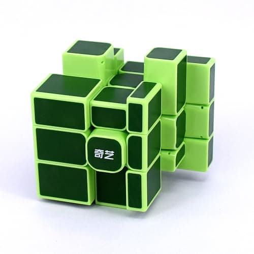 LiangCube QY Toys Mirror Cube 3x3 Stickerless Speed Cube (Standard Edition Green)