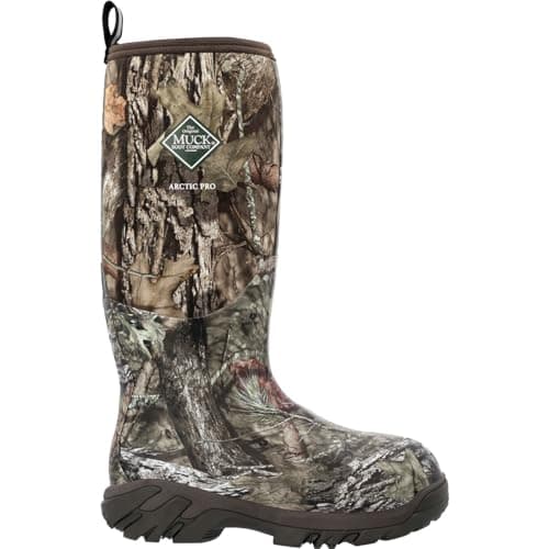 MUCK Men's Mossy Oak® Country DNA™ Arctic Pro Boot, Brown & Mossy Oak Country, Size 5(M)