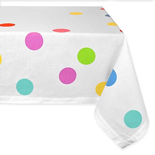 DII Confetti Cotton Tabletop Collection for Dinner Parties, Weddings & Everyday Use, 60x84