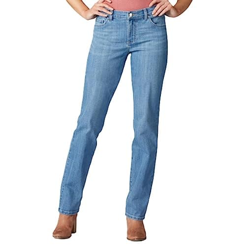 Relaxed Fit Straight Leg Jean, Inspire Blue, 16