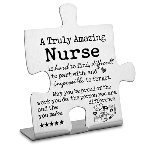 Nurses Week Gifts, Thank you Appreciation gifts for Nurse, Going Away Gift Retirement Gift for Nurse Coworker, Unique Gifts for Nurse, A Truly Amazing Nurse, Best Nurse Gift Decor Signs-DX243