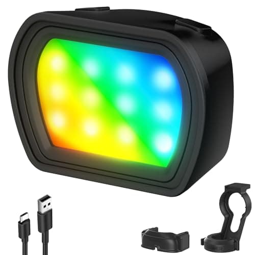NEEWER Basics Magnetic RGB Light Compatible with DJI OSMO Pocket 3 Gimbal Camera & Creator Combo Accessories, 1W USB C Rechargeable Plastic LED Auxiliary & Fill Lighting for Selfie Vlog Video, M21C
