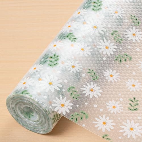 Cooyes Shelf Liner – Premium Non-Adhesive Cabinet & Drawer Liner for Kitchen – Waterproof Shelf Paper with Modern Pattern – Durable EVA Cabinet Mat – Easy to Cut (11.8" W x 120" L)
