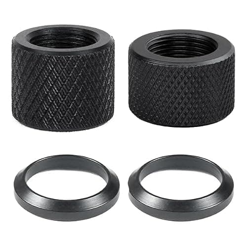 5/8 x 24 Thread Protector w/ 5/8 inch x 24 Crush Washer, 2 PCS