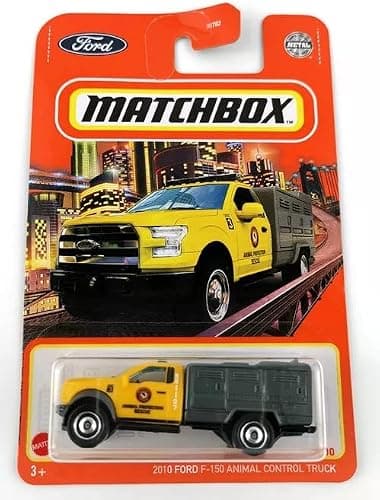 Matchbox 2010 Ford F 150 Animal Control Truck (Yellow)