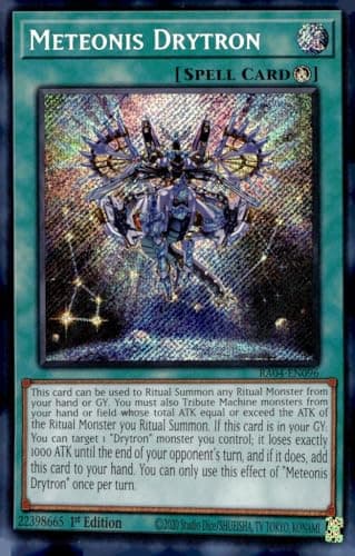 Meteonis Drytron (Secret Rare) - RA04-EN096 - Secret Rare - 1st Edition
