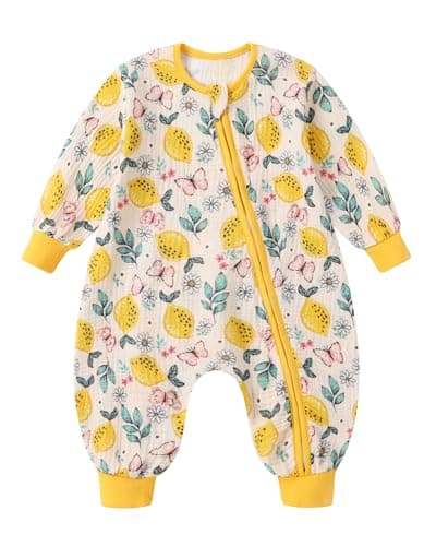 CARETOO Infant Sleep Sack with Sleeves Baby Sleepsuit Wearable Blanket for Summer Sleep Sack 3-6 Months