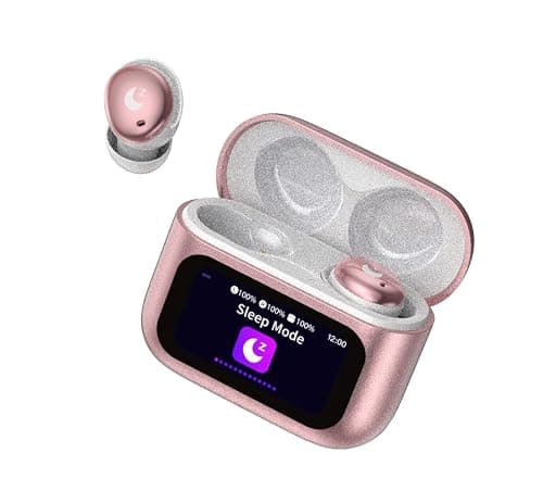 VEKJ Sleep Earbuds Bluetooth Earphones Rose Gold