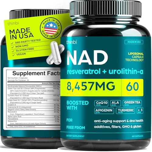 Thinbi NAD+ Complex, 60 Capsules