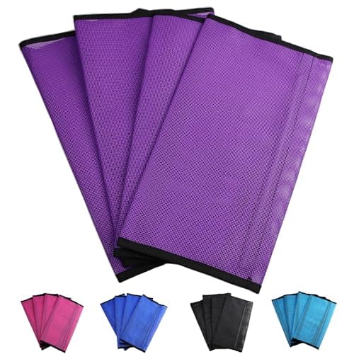 Horse Fly Boots, Superior Ventilate Mesh with Strong Fasteners Equine Fly Boots, Long-Lasting for Daliy Wear, Flexible to Fit Most Horse Legs, Set of 4 Fly Leggings for Horses