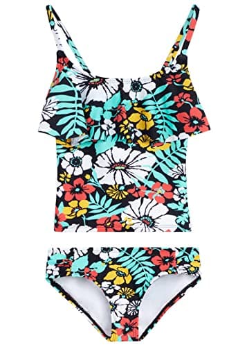 Spring Bouquet Ruffle Tankini