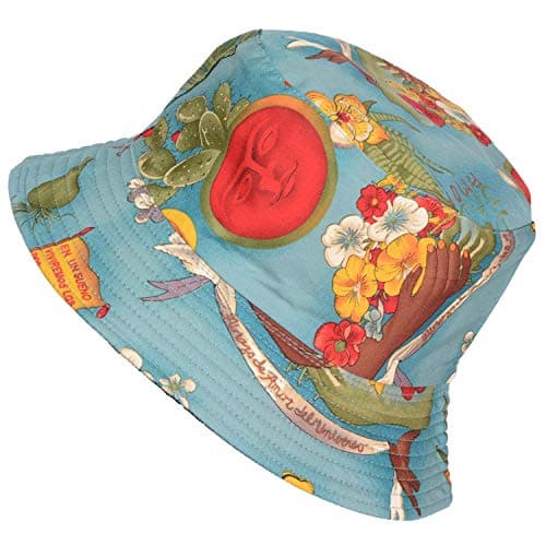 BYOS Unisex Foldable Reversible Plain Black & Printed Travel Sun Bucket Hat