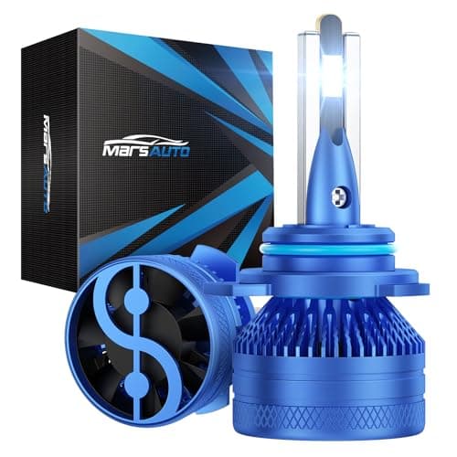 Marsauto 9012 Fog Bulbs Combo, 60000LM 9012 Fog Light Fog Powersports Bulbs for ATVS, 50000HRS Lifespan Plug and Play for ATVS, Pack of 2