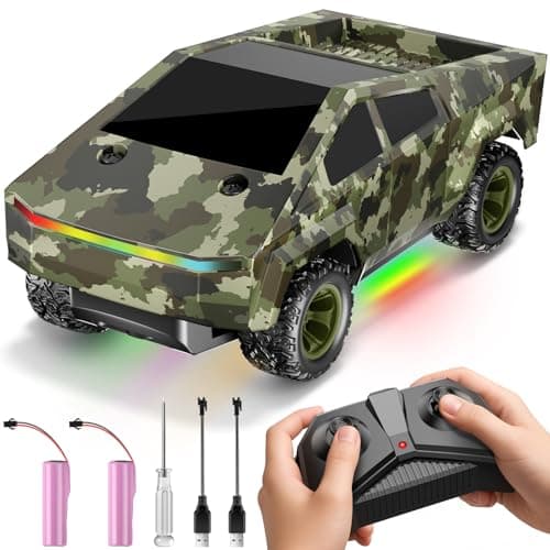 ValueTalks Remote Control Car Truck 1:24, 2.4GHz All Terrain High Speed RC Truck with Loadspace, RC Car Toys for Boys Girls Age 3 4 5 6 7 8+, Birthday